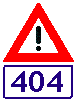 Warning! Error 404